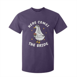 Silly Goose Bride T Shirt For Kid Funny Goose Lovers TS10 Purple Print Your Wear