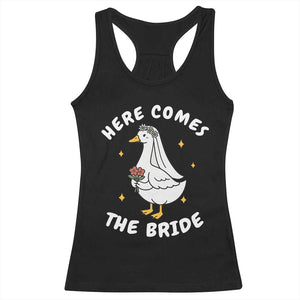 Silly Goose Bride Racerback Tank Top Funny Goose Lovers TS10 Black Print Your Wear