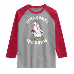 Silly Goose Bride Raglan Shirt Funny Goose Lovers TS10 Sport Gray Red Print Your Wear