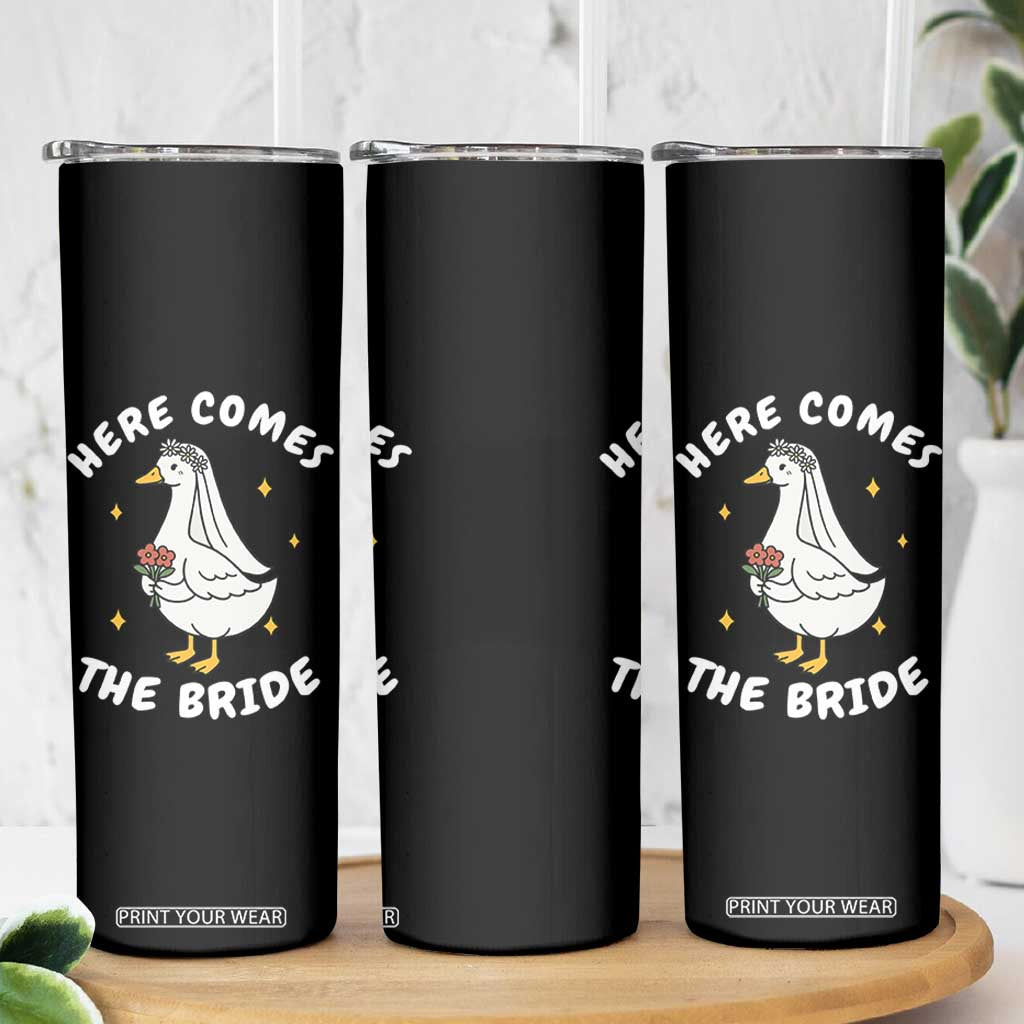 Silly Goose Bride Skinny Tumbler Funny Goose Lovers TS10 Print Your Wear