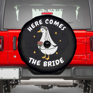 Silly Goose Bride Spare Tire Cover Funny Goose Lovers TS10 Black Print Your Wear