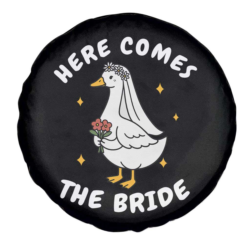 Silly Goose Bride Spare Tire Cover Funny Goose Lovers TS10 Print Your Wear