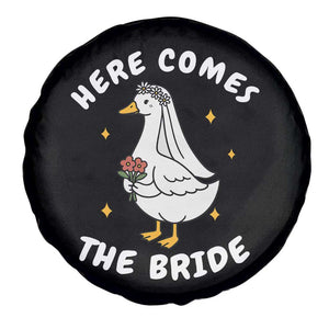 Silly Goose Bride Spare Tire Cover Funny Goose Lovers TS10 Print Your Wear