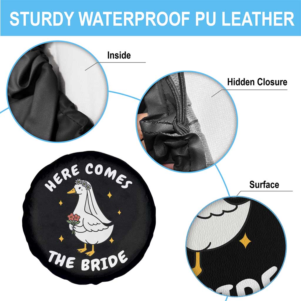 Silly Goose Bride Spare Tire Cover Funny Goose Lovers TS10 Print Your Wear