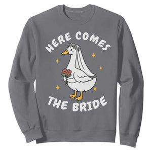 Silly Goose Bride Sweatshirt Funny Goose Lovers TS10 Charcoal Print Your Wear