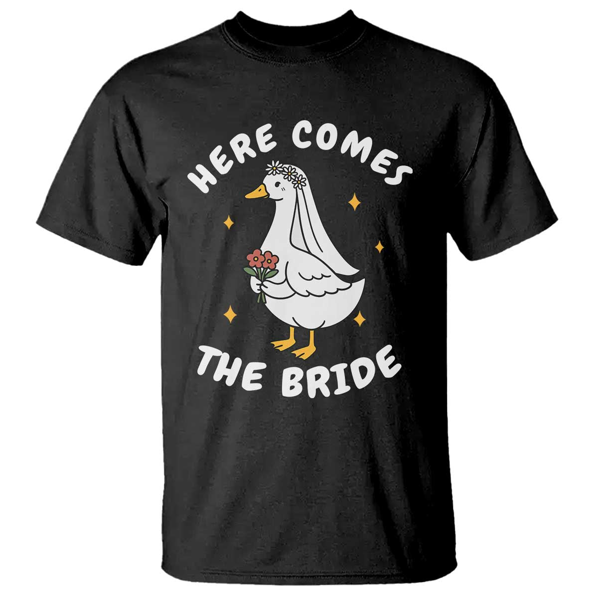 Silly Goose Bride T Shirt Funny Goose Lovers TS10 Black Print Your Wear