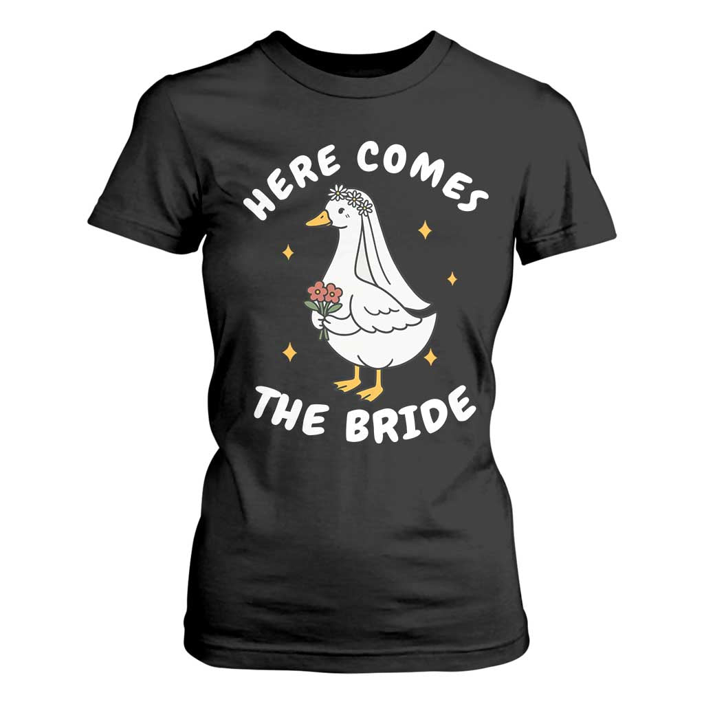 Silly Goose Bride T Shirt For Women Funny Goose Lovers TS10 Black Print Your Wear