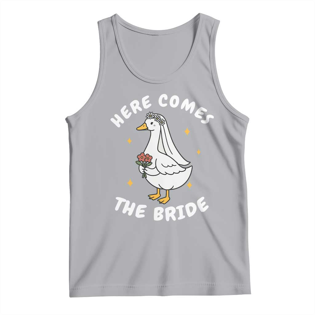 Silly Goose Bride Tank Top Funny Goose Lovers TS10 Athletic Heather Print Your Wear