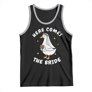 Silly Goose Bride Tank Top Funny Goose Lovers TS10 Black Athletic Heather Print Your Wear