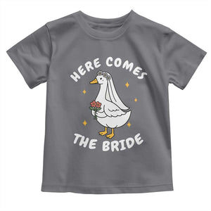 Silly Goose Bride Toddler T Shirt Funny Goose Lovers TS10 Charcoal Print Your Wear