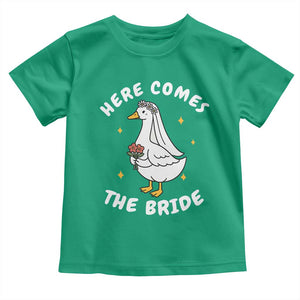Silly Goose Bride Toddler T Shirt Funny Goose Lovers TS10 Irish Green Print Your Wear