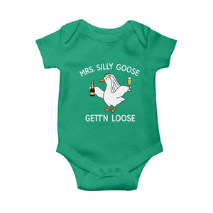 Mrs. Silly Goose Bride Baby Onesie Funny Goose Lovers TS10 Irish Green Print Your Wear
