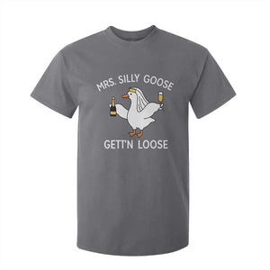 Mrs. Silly Goose Bride T Shirt For Kid Funny Goose Lovers TS10 Charcoal Print Your Wear