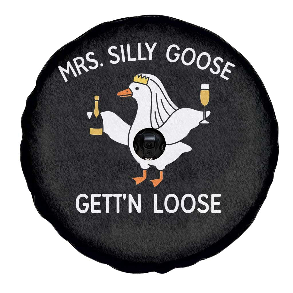 Mrs. Silly Goose Bride Spare Tire Cover Funny Goose Lovers TS10 Print Your Wear