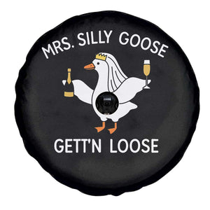 Mrs. Silly Goose Bride Spare Tire Cover Funny Goose Lovers TS10 Print Your Wear