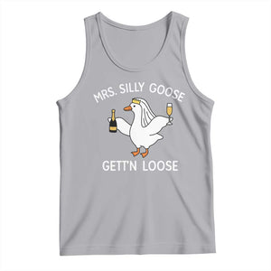 Mrs. Silly Goose Bride Tank Top Funny Goose Lovers TS10 Athletic Heather Print Your Wear