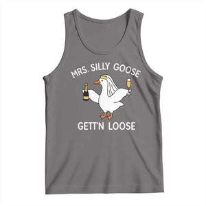 Mrs. Silly Goose Bride Tank Top Funny Goose Lovers TS10 Deep Heather Print Your Wear