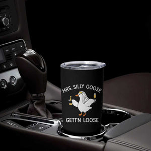 Mrs. Silly Goose Bride Tumbler Cup Funny Goose Lovers TS10 Print Your Wear