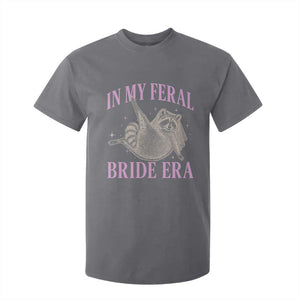In My Feral Bride Era T Shirt For Kid Funny Raccoon TS10 Charcoal Print Your Wear