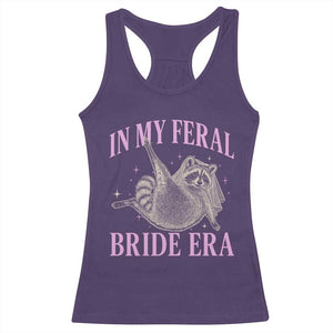 In My Feral Bride Era Racerback Tank Top Funny Raccoon TS10 Purple Print Your Wear