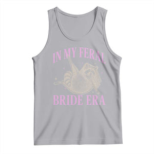 In My Feral Bride Era Tank Top Funny Raccoon TS10 Athletic Heather Print Your Wear