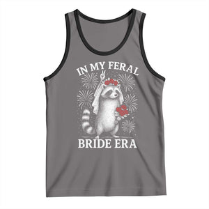 In My Feral Bride Era Tank Top Funny Raccoon Lovers TS10 Deep Heather Black Print Your Wear