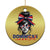 Dominican Girl Christmas Ornament Messy Bun Caribbean Dominican Republic DR Flag TS10 Print Your Wear