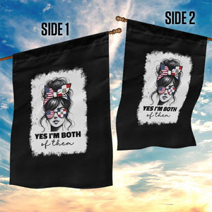 Dominican American Woman Garden Flag Yes Im Both Of Them TS10 Print Your Wear