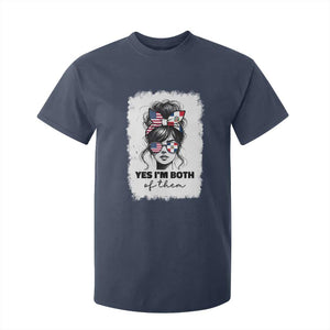 Dominican American Woman T Shirt For Kid Yes Im Both Of Them TS10 Navy Print Your Wear