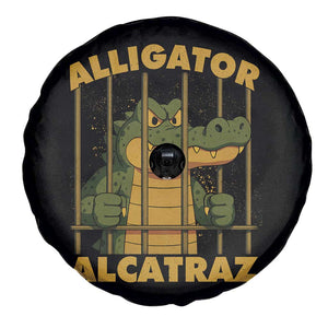 Alligator Alcatraz Florida Everglades Spare Tire Cover Funny Political Satire Meme TS10 Print Your Wear