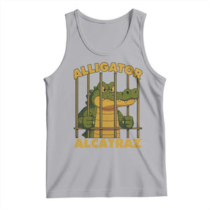 Alligator Alcatraz Florida Everglades Tank Top Funny Political Satire Meme TS10 Athletic Heather Print Your Wear