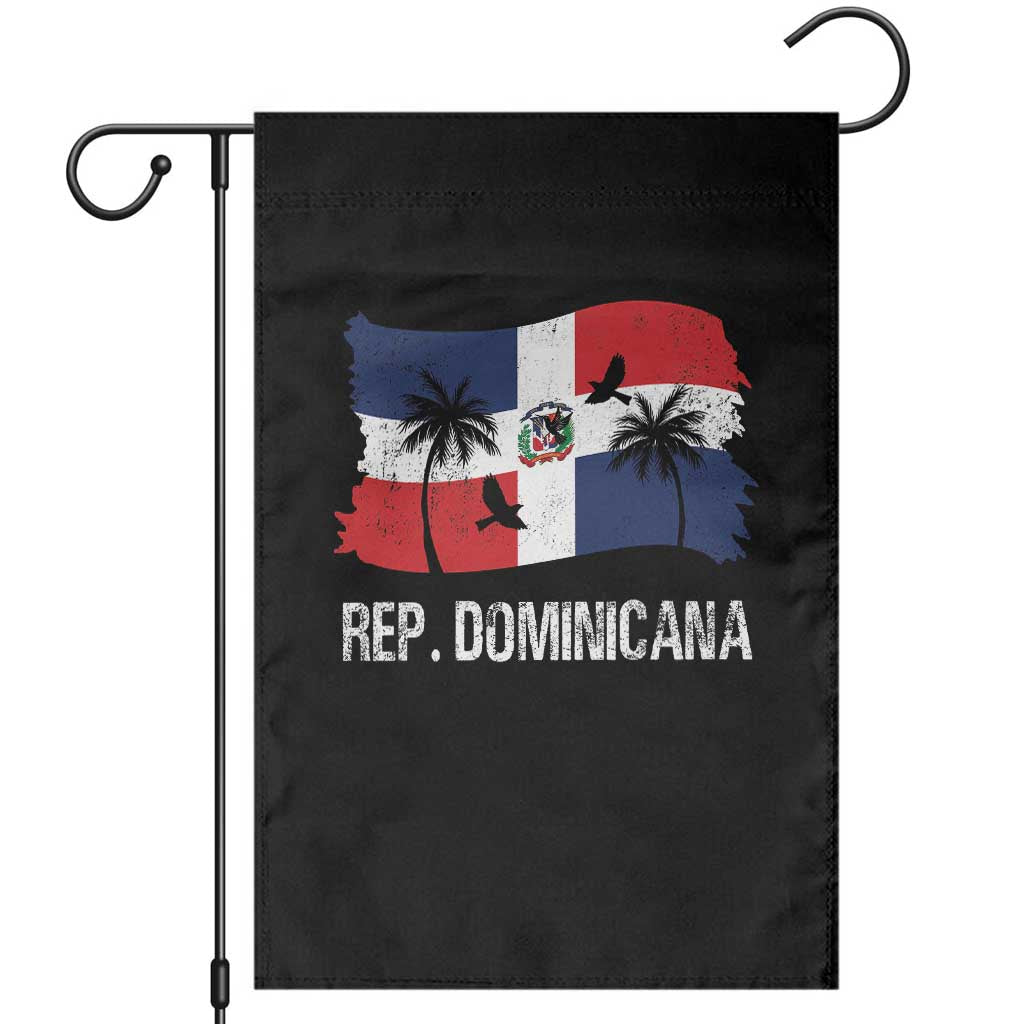 Dominican Republic Flag Garden Flag Island Pride Caribbean Heritage TS10 Black Print Your Wear