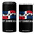 Dominican Republic Flag 4 in 1 Can Cooler Tumbler Island Pride Caribbean Heritage TS10 One Size: 16 oz Black Print Your Wear