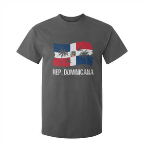 Dominican Republic Flag T Shirt For Kid Island Pride Caribbean Heritage TS10 Dark Heather Print Your Wear