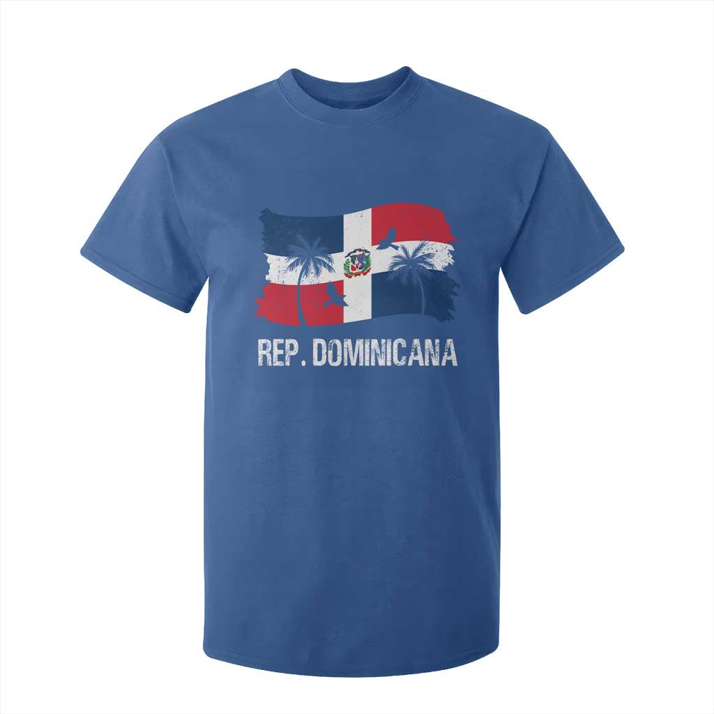 Dominican Republic Flag T Shirt For Kid Island Pride Caribbean Heritage TS10 Royal Blue Print Your Wear