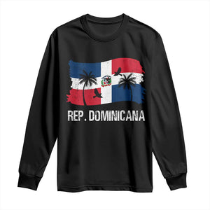 Dominican Republic Flag Long Sleeve Shirt Island Pride Caribbean Heritage TS10 Black Print Your Wear