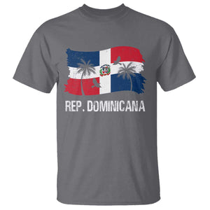 Dominican Republic Flag T Shirt Island Pride Caribbean Heritage TS10 Charcoal Print Your Wear