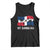 Dominican Republic Flag Tank Top Island Pride Caribbean Heritage TS10 Black Print Your Wear