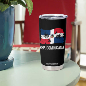 Dominican Republic Flag Tumbler Cup Island Pride Caribbean Heritage TS10 Print Your Wear