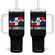 Dominican Republic Flag Tumbler With Handle Island Pride Caribbean Heritage TS10 One Size: 40 oz Black Print Your Wear