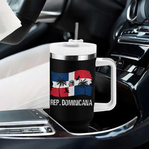 Dominican Republic Flag Tumbler With Handle Island Pride Caribbean Heritage TS10 Print Your Wear