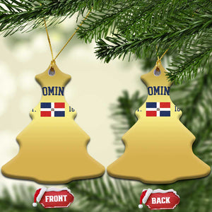 Dominican Republic Christmas Ornament Vintage Distressed Varsity Rep Dominicana Flag TS10 Christmas Tree Gold Print Your Wear