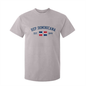 Dominican Republic T Shirt For Kid Vintage Distressed Varsity Rep Dominicana Flag TS10 Ice Gray Print Your Wear
