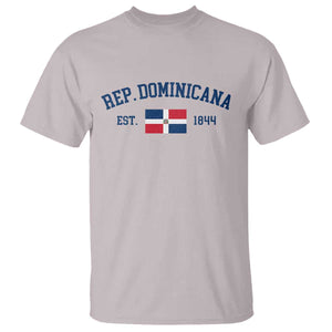 Dominican Republic T Shirt Vintage Distressed Varsity Rep Dominicana Flag TS10 Ice Gray Print Your Wear