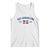 Dominican Republic Tank Top Vintage Distressed Varsity Rep Dominicana Flag TS10 White Print Your Wear