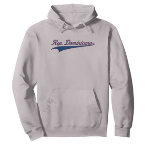 Dominican Republic Hoodie Rep Dominicana Vintage Flag Baseball Script TS10 Ice Gray Print Your Wear