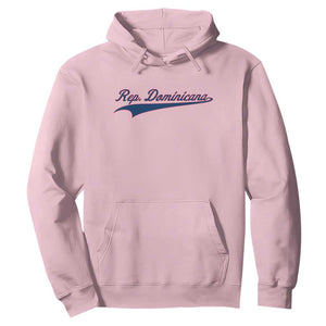 Dominican Republic Hoodie Rep Dominicana Vintage Flag Baseball Script TS10 Light Pink Print Your Wear