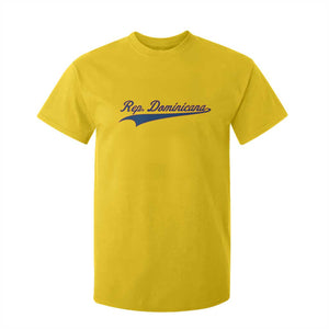 Dominican Republic T Shirt For Kid Rep Dominicana Vintage Flag Baseball Script TS10 Daisy Print Your Wear