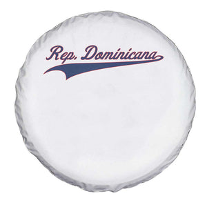 Dominican Republic Spare Tire Cover Rep Dominicana Vintage Flag Baseball Script TS10 Print Your Wear