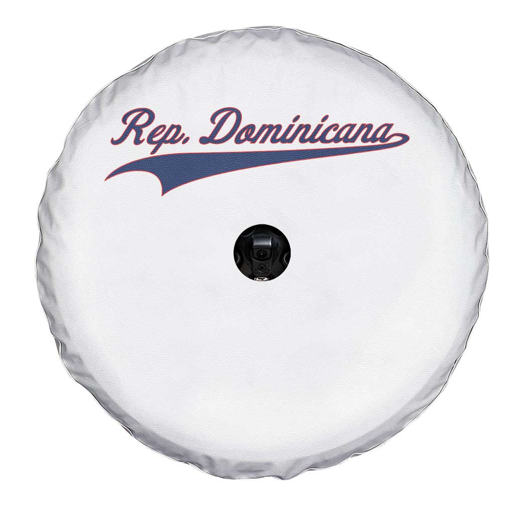 Dominican Republic Spare Tire Cover Rep Dominicana Vintage Flag Baseball Script TS10 Print Your Wear